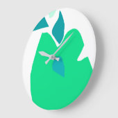 フルーツ型イラストレーションウォールクロック ラージ壁時計 (傾斜)