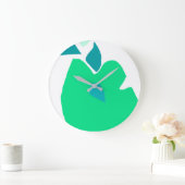 フルーツ型イラストレーションウォールクロック ラージ壁時計 (ホーム)