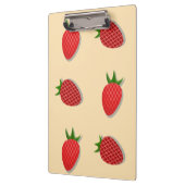フルーツ夏期のイチゴ柄 クリップボード (左)