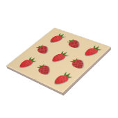フルーツ夏期のイチゴ柄 タイル (側面)