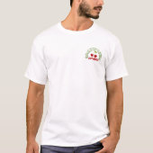 フルーツ好きのための「Go Bananas」デザイン Tシャツ (正面)