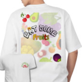 フルーツ好きのための「Go Bananas」デザイン Tシャツ