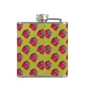 フルーツ柄いちご金ゴールド フラスク (裏面)