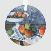 フルーツ皿が付いている静物画 オーナメント (裏面)