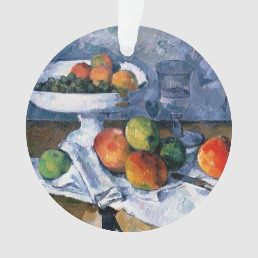 フルーツ皿が付いている静物画 オーナメント (正面)