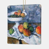 フルーツ皿が付いている静物画 セラミックオーナメント (左)