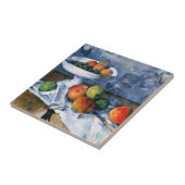 フルーツ皿が付いている静物画 タイル (側面)