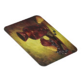 フルーツ磁石付き赤い花瓶 マグネット (右側)