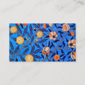 フルーツ素晴らしヴィンテージウィリアム・モリス・パターン 名刺 (裏面)