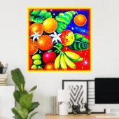 フルーツ素晴らし星空。買今 ポスター (ホームオフィス)