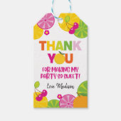 フルーツ誕生日サンキューオファーギフトラベル ギフトタグ (正面)