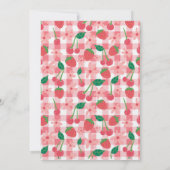 フルーツ誕生日パステルカラーズスウィートサマーパーティー 招待状 (裏面)