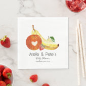 フルーツ赤ちゃんシャワー スタンダードランチョンナプキン (インサイチュ)