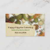 フルーツ野菜のビーガンの健康な食糧名刺 名刺 (正面)