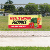フルーツ野菜スタンドにファーム名を追加 横断幕 (インサイチュ)