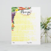 フルーツ野菜混合食品レシピレターヘッド (スタンド正面)