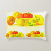 「フルーツ野菜」かわいい写真。買今 アクセントクッション (裏面)