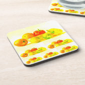 「フルーツ野菜」かわいい写真。買今 コースター (左側)