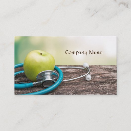 フルーツ野菜/健康な生命/菜食主義カード 名刺 (正面)