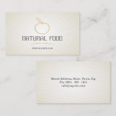フルーツ野菜/健康な生命/菜食主義カード 名刺 (正面/裏面)