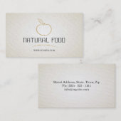 フルーツ野菜/健康な生命/菜食主義カード 名刺 (正面/裏面)