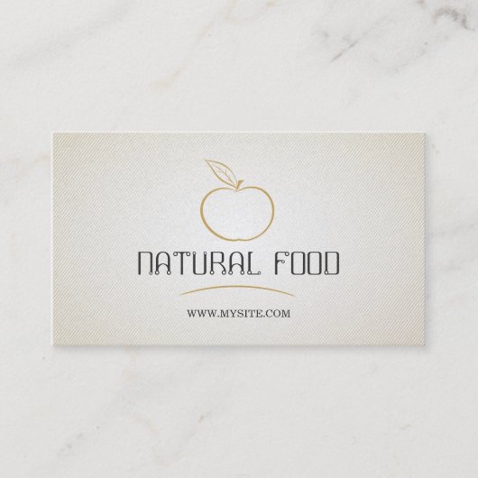 フルーツ野菜/健康な生命/菜食主義カード 名刺 (正面)