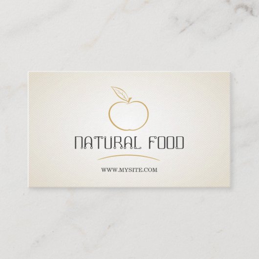 フルーツ野菜/健康な生命/菜食主義カード 名刺 (正面)