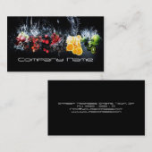 フルーツ野菜/健康な生命/菜食主義カード 名刺 (正面/裏面)