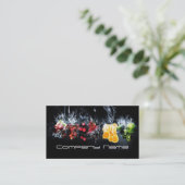 フルーツ野菜/健康な生命/菜食主義カード 名刺 (スタンド正面)