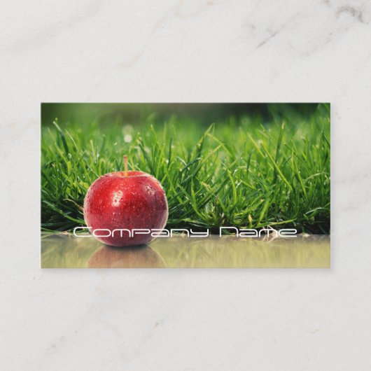 フルーツ野菜/健康な生命/菜食主義カード 名刺 (正面)