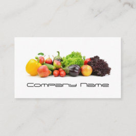 フルーツ野菜/健康な生命/菜食主義カード 名刺