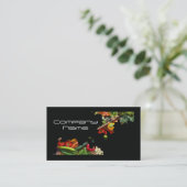 フルーツ野菜/健康な生命/菜食主義カード 名刺 (スタンド正面)