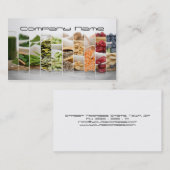 フルーツ野菜/健康な生命/菜食主義カード 名刺 (正面/裏面)