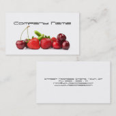 フルーツ野菜/健康な生命/菜食主義カード 名刺 (正面/裏面)