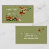 フルーツ野菜/健康な生命/菜食主義カード 名刺 (正面/裏面)