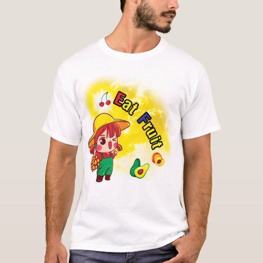 フルーツ食べシャツ Tシャツ (正面)