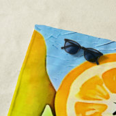 フルーツ鮮やかの静物生活 ビーチタオル (インサイチュ)