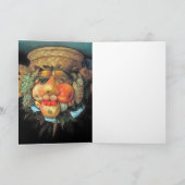 フルーツ1590年のバスケットが付いているリバーシブルの頭部- Arcimb カード (内部)