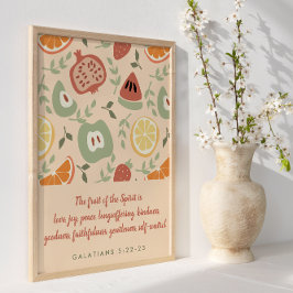 フルーツ・オブ・ザ・スピリット抽象芸術聖なる書物、 経典 ポスター