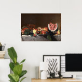 フルーツ&カラフェ – ペンショナンテデルサラセニファインアート ポスター (ホームオフィス)