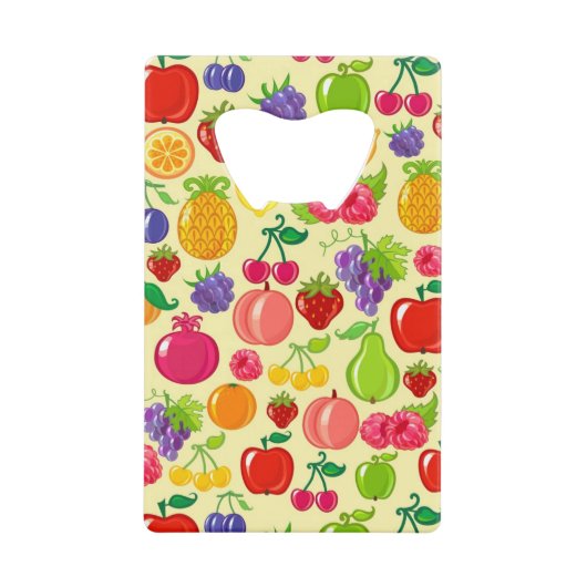 フルーツ クレジットカード栓抜き (正面)