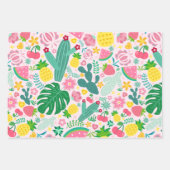 フルーツ&サボテン熱帯フェスティバル ラッピングペーパーシート (正面3)