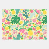 フルーツ&サボテン熱帯フェスティバル ラッピングペーパーシート (正面2)