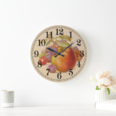 フルーツ・スティルライフ ラージ壁時計 (ホーム)