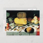 フルーツ、ナッツ、チーズを使った静物体験 ポストカード (正面/裏面)