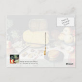 フルーツ、ナッツ、チーズを使った静物体験 ポストカード (裏面)