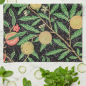 フルーツ・パターン・ウィリアム・モリス キッチンタオル (折り畳み)