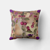 フルーツ、パッチワーク クッション (裏面)