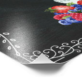 フルーツ&ヨーグルトステーションシャルボードサイン フォトプリント (角)