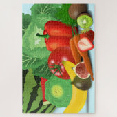 フルーツ&野菜 – ジグソーパズル (縦)